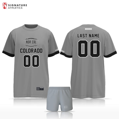 NorCal Flag Football Gray Colorado Women's 2 Piece Player Package
