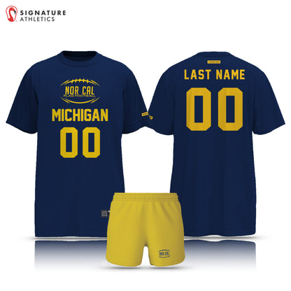 NorCal Flag Football Michigan Women's 2 Piece Player Package