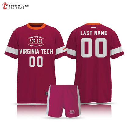 Norcal Flag Football Virginia Tech Men's 2 Piece Player Package