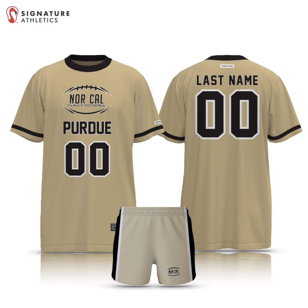 Norcal Flag Football Purdue Men's 2 Piece Player Package: NorCal