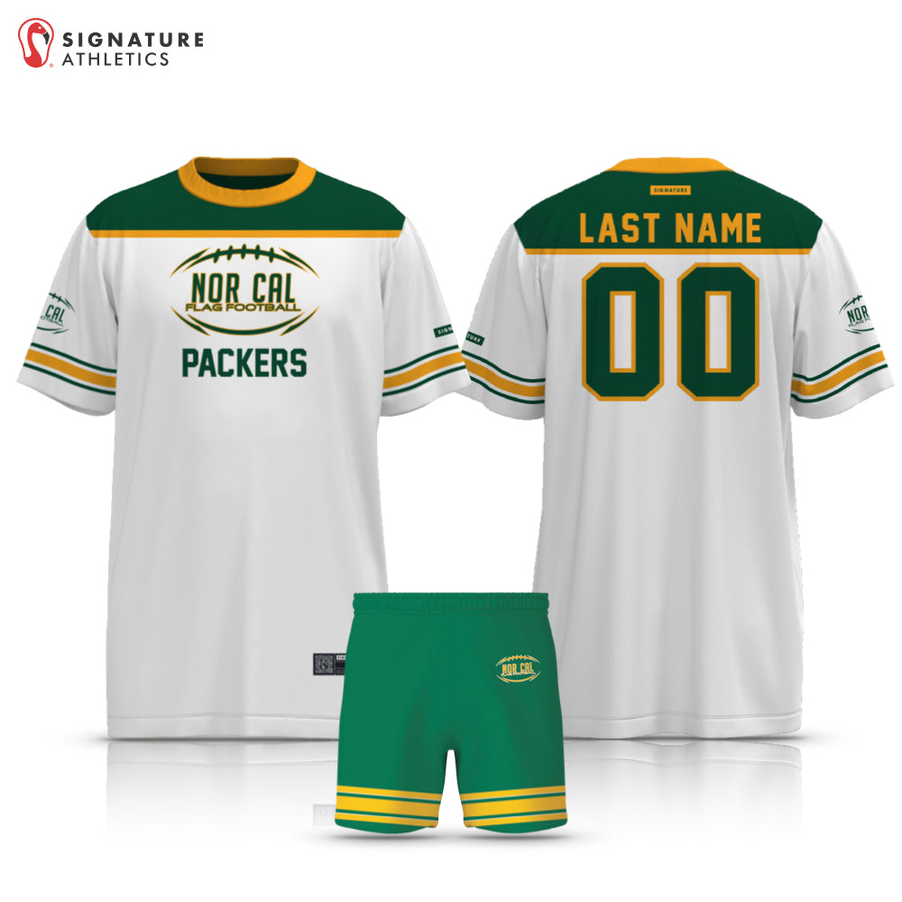 Norcal Flag Football Green Bay Packers Men's 2 Piece Player Package: NorCal