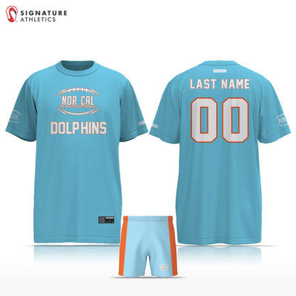 NorCal Flag Football Miami Dolphins Men's 2 Piece Player Package