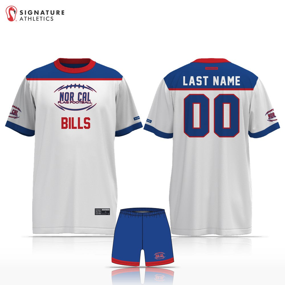 Norcal Flag Football Buffalo Bills Men's 2 Piece Player Package: NorCal
