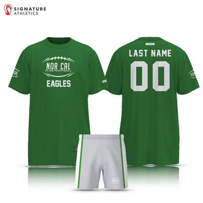 Norcal Flag Football Kelly Green Philadelphia Eagles Men's 2 Piece Player Package