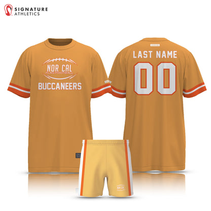 Norcal Flag Football Orange Tampa Bay Buccaneers Men's 2 Piece Player Package