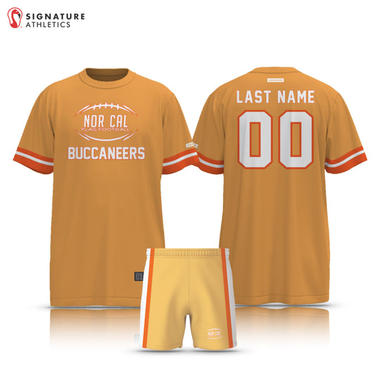 Norcal Flag Football Orange Tampa Bay Buccaneers Men's 2 Piece Player Package
