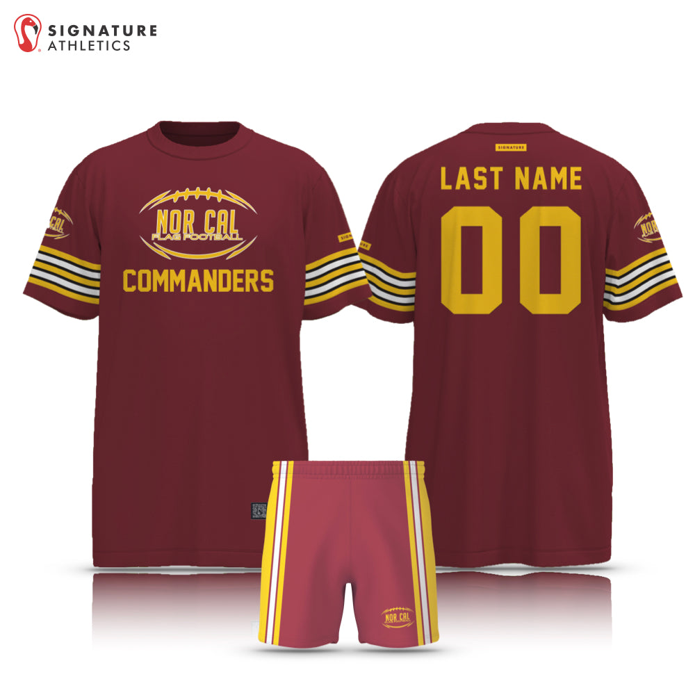 Norcal Flag Football Washington Commanders Men's 2 Piece Player Package