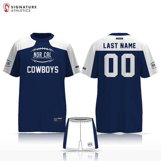 Norcal Flag Football Dallas Cowboys Men's 2 Piece Player Package: NorCal