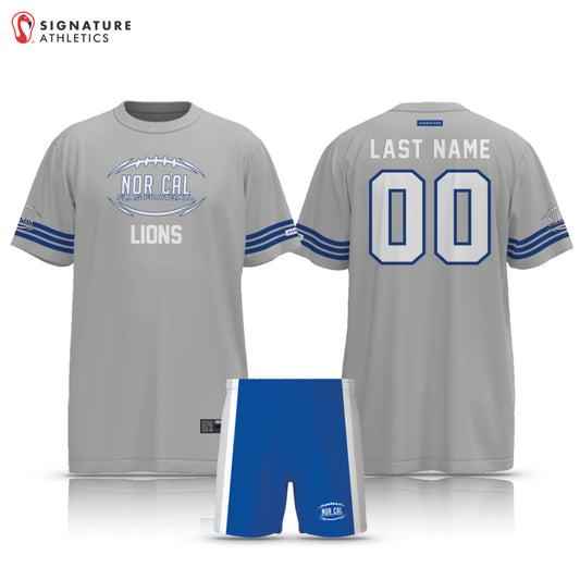 Norcal Flag Football Detroit Lions Men's 2 Piece Player Package: NorCal