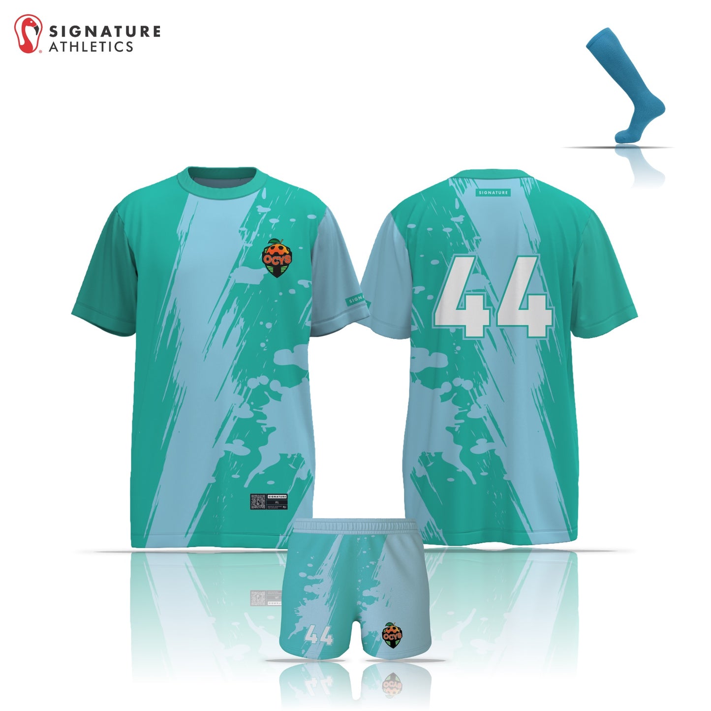 Orange County Youth Soccer Caribbean 3 Piece Girl's Package: ORANGE COUNTY YOUTH SOCCER