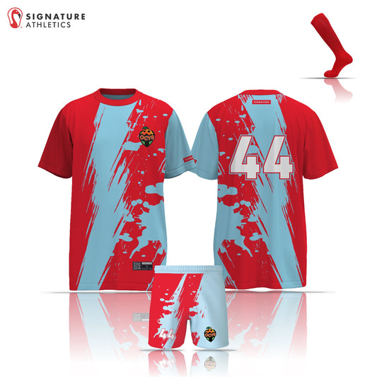 Orange County Youth Soccer Red Boy's 3 Piece Boy's Package: ORANGE COUNTY YOUTH SOCCER