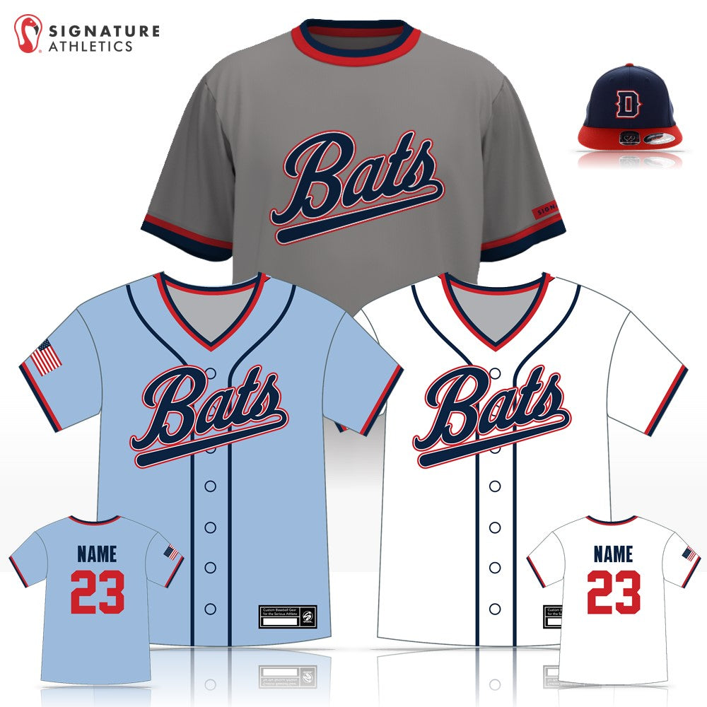 Dallas Bats Men's 4 Piece Player Package