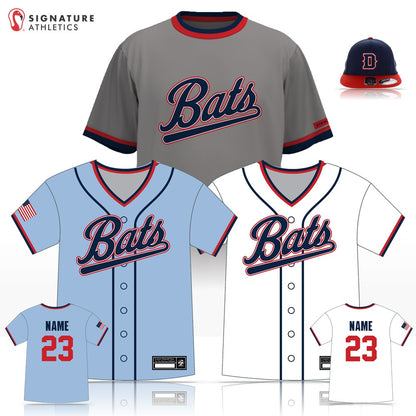 Dallas Bats Men's 4 Piece Player Package