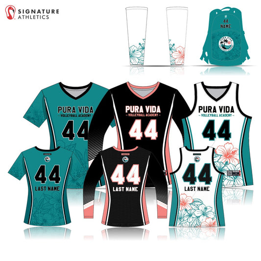 Pura Vida Volleyball Women's 5 Piece Pro Package: 13U
