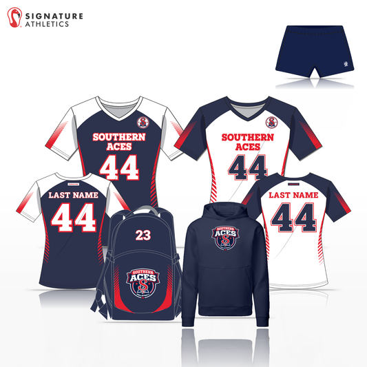 Southern Aces Volleyball Club Women's 5 Piece Pro Package: U13