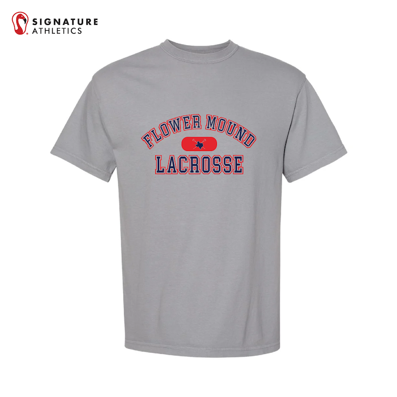 Flower Mound Men's Grey Comfort Colors Heavyweight Ring Spun Tee: FLOWER MOUND