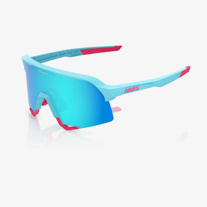 100% S3 LE Tatis 4 Soft Tact Blue Blue Topaz Mirror Lens