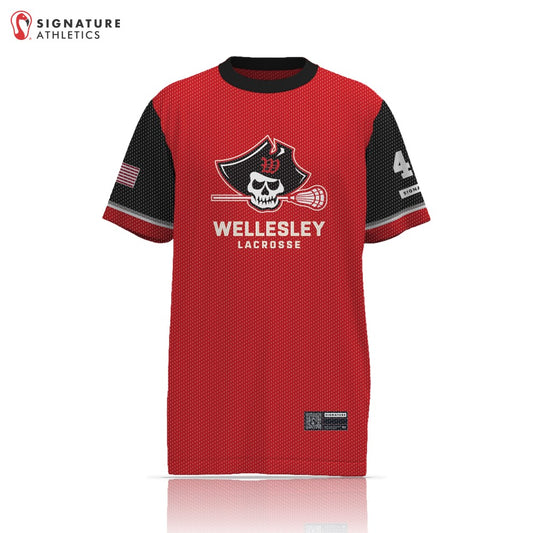 Wellesley Lacrosse Men's Player Short Sleeve Tech Tee