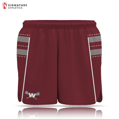 Westford Youth Lacrosse 25-1 Women's Player Shorts Front
