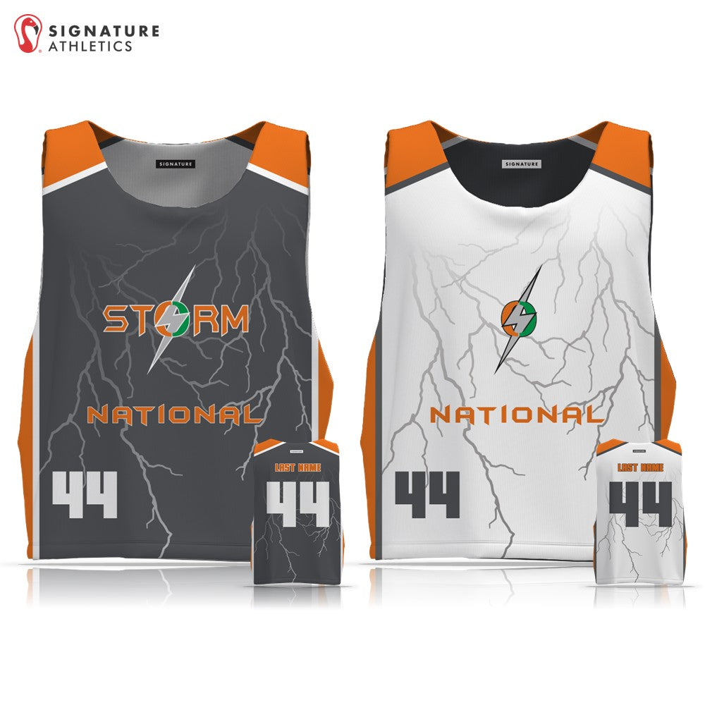 Storm Lacrosse Sports Men's Player Reversible Pinnie: NATIONAL