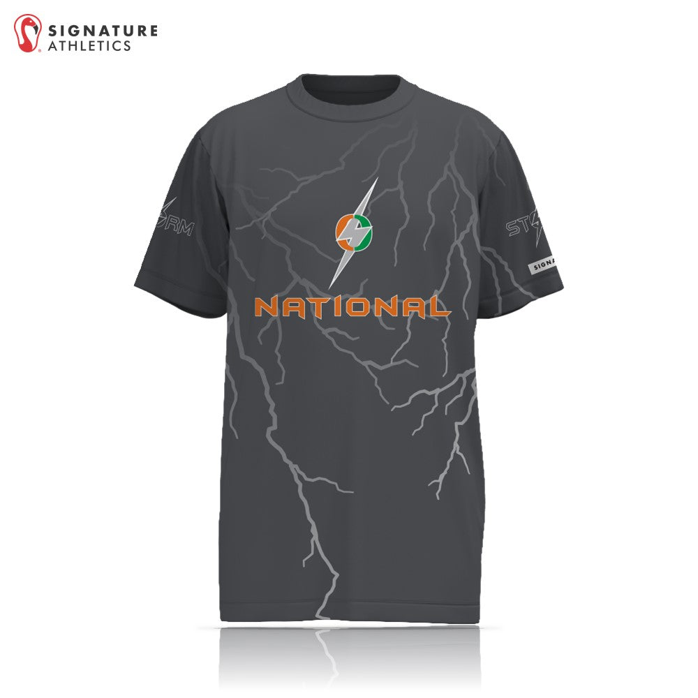 Storm Lacrosse Sports Women's Player Short Sleeve Tech Tee: NATIONAL