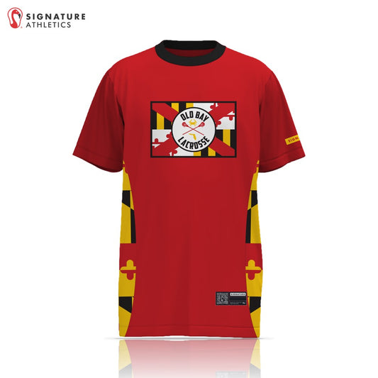 Old Bay Lacrosse Men's Player Short Sleeve Tech Tee: Old Bay Lacrosse