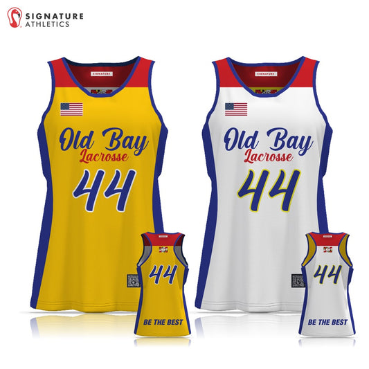 Old Bay Lacrosse Women's Player Reversible Pinnie: Old Bay Lacrosse