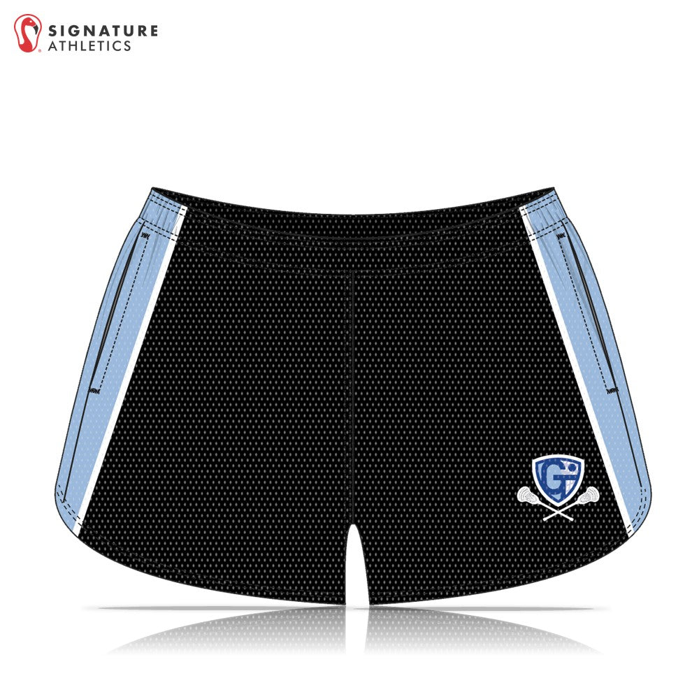 Georgetown-Triton Youth Lacrosse Summer 2026 women's black player shorts front