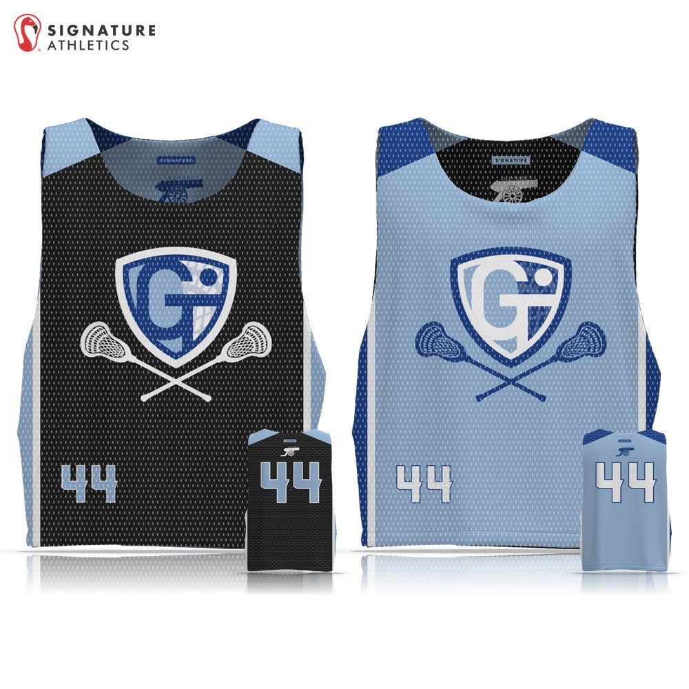 Georgetown-Triton Youth Lacrosse Summer 2026 men's reversible pinnie both sides