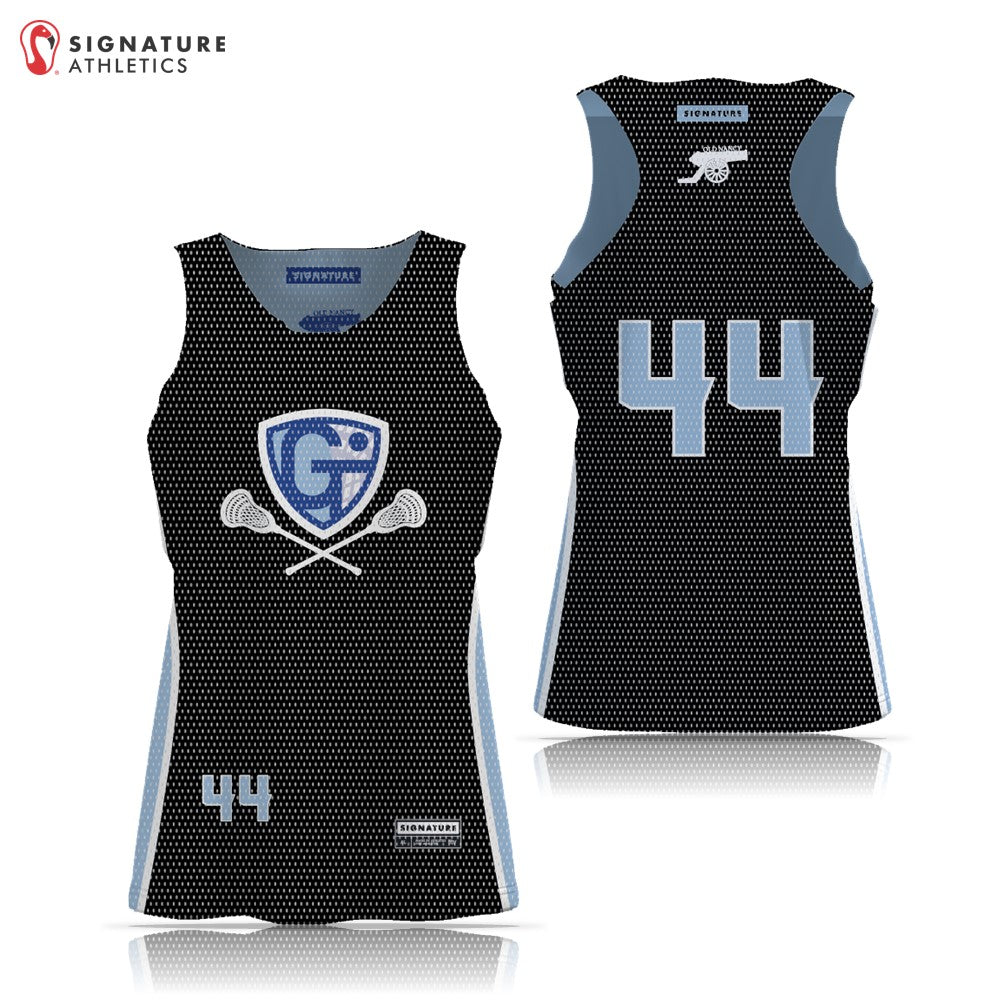 Georgetown-Triton Youth Lacrosse Summer 2026 women's basic reversible pinnie dark side