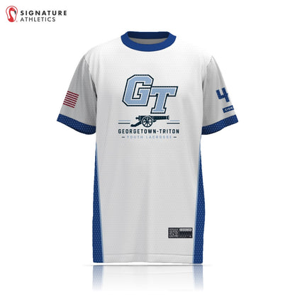 Georgetown-Triton Youth Lacrosse Summer 2026 women's player short sleeve tech tee front