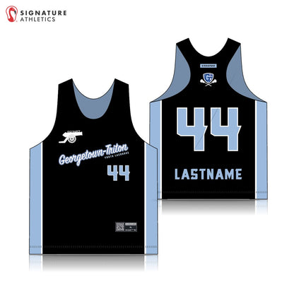 Georgetown-Triton Youth Lacrosse Summer 2026 women's player reversible pinnie dark side