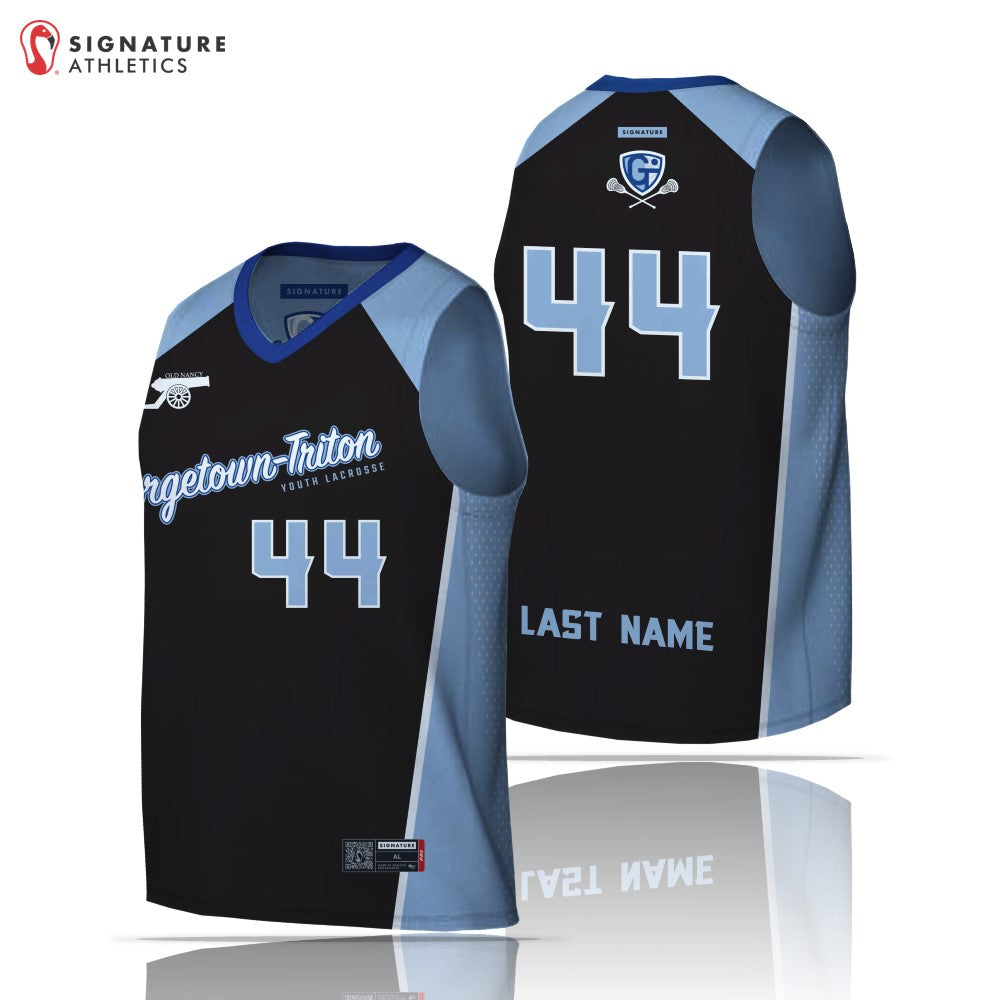 Georgetown-Triton Youth Lacrosse Summer 2026 men's pro sleeveless game reversible dark side