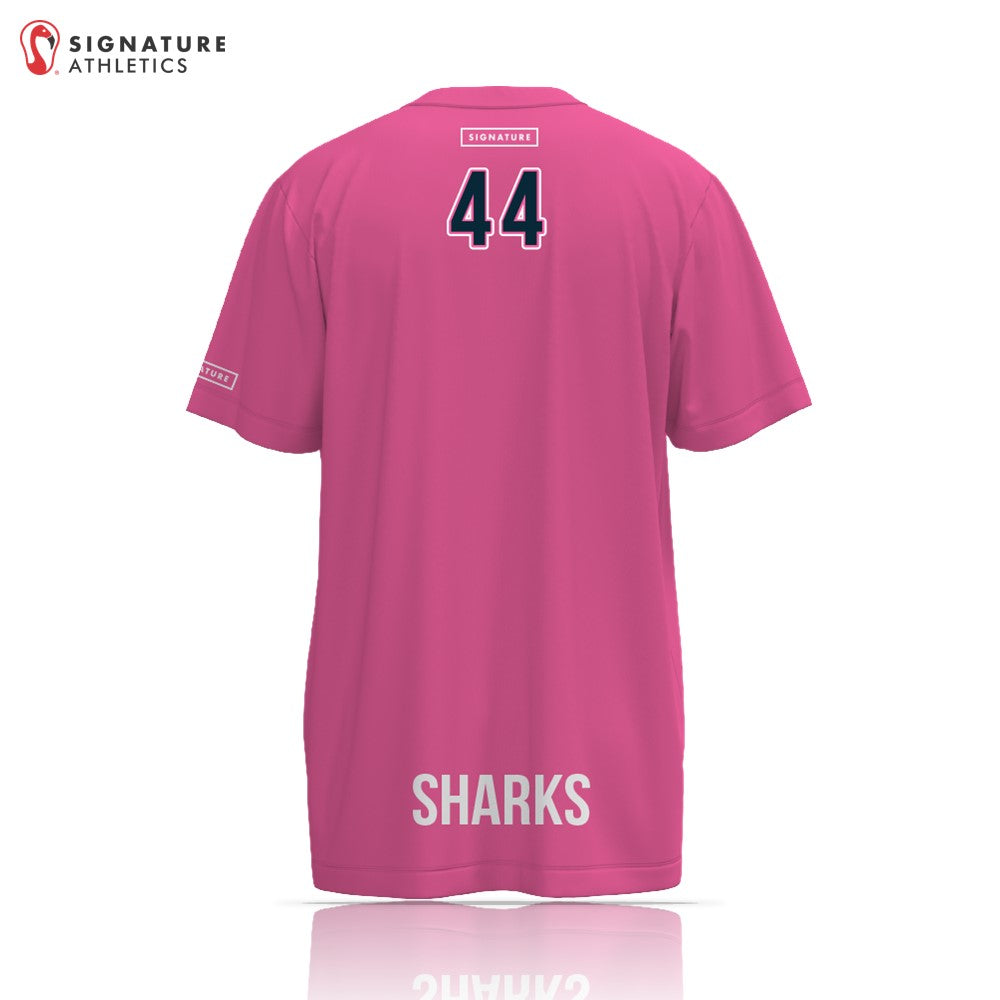 Paquete de juego de 3 piezas para jugadoras de lacrosse de los Columbus Flag Sharks para mujeres