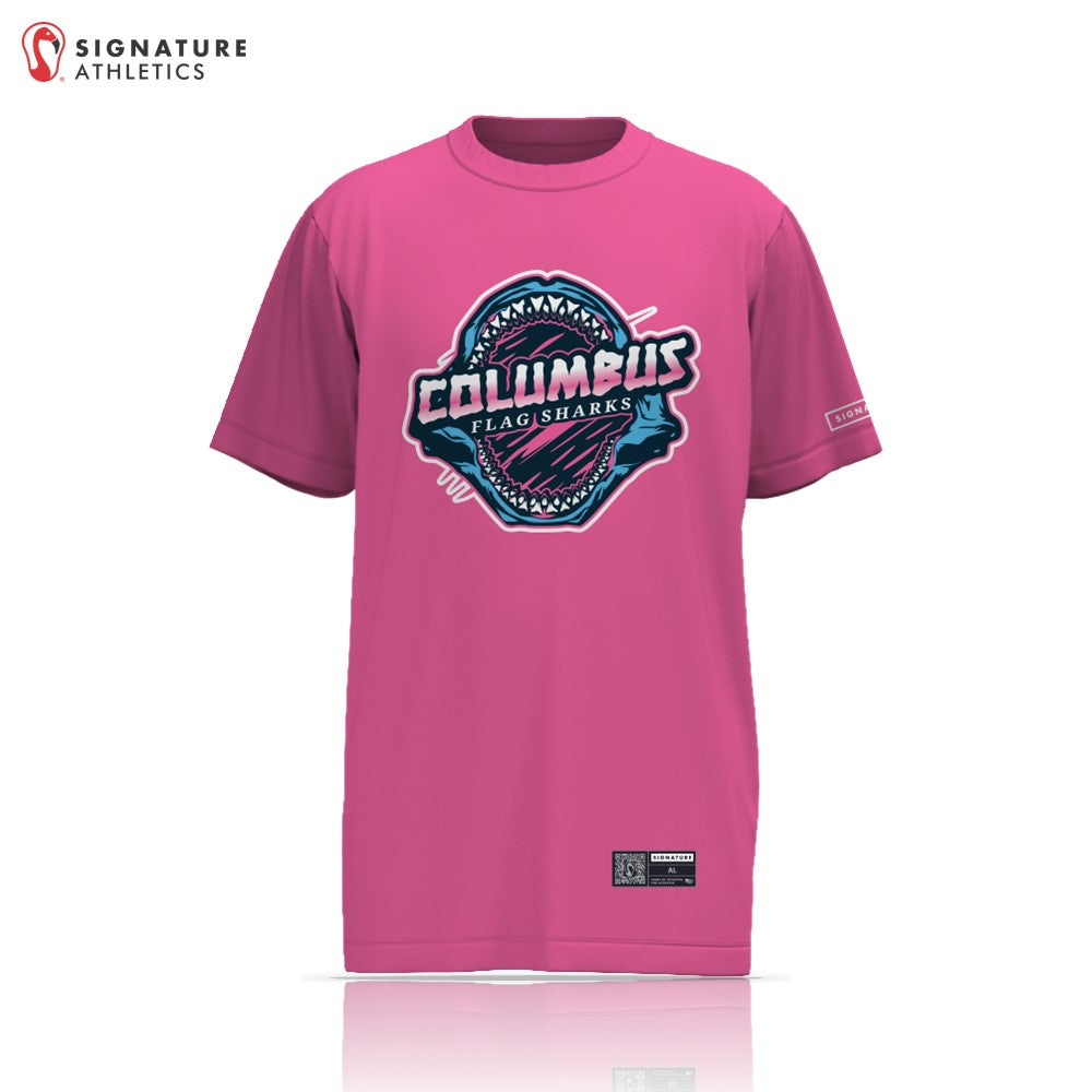 Paquete de juego de 3 piezas para jugadoras de lacrosse de los Columbus Flag Sharks para mujeres