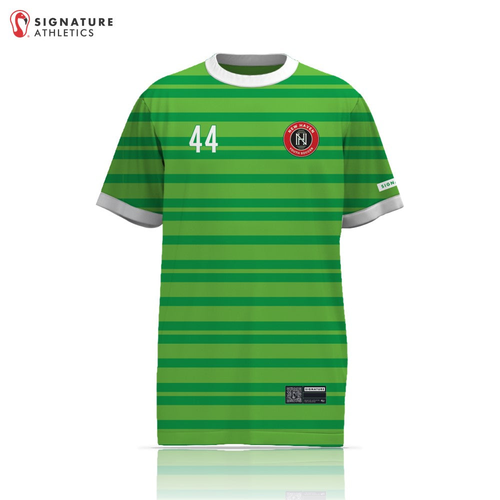 New Haven Youth Soccer 27-1 REC Green Short Sleeve Tech Tee Front