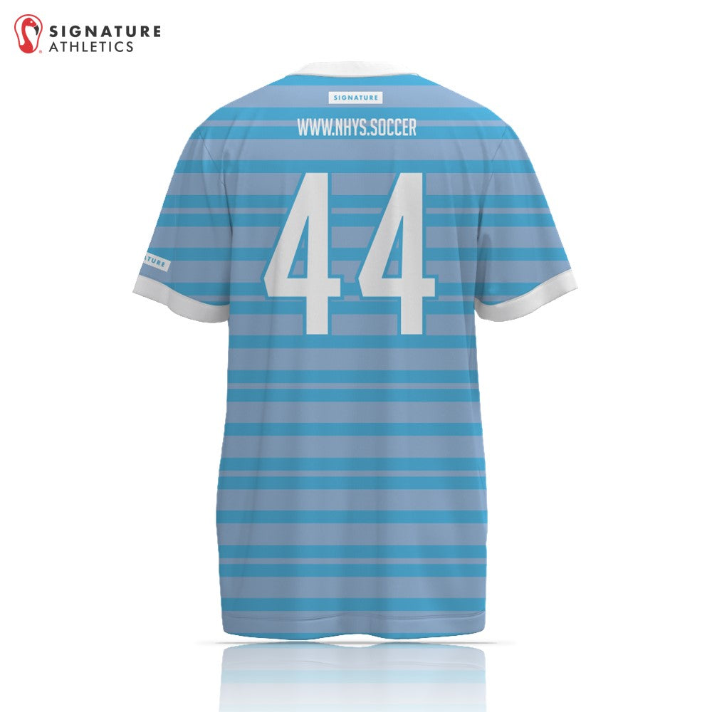 New Haven Youth Soccer 27-1 REC Blue Short Sleeve Tech Tee Back