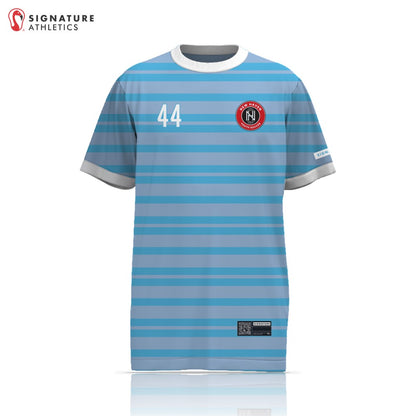 New Haven Youth Soccer 27-1 REC Blue Short Sleeve Tech Tee Front