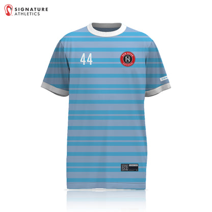 New Haven Youth Soccer 27-1 REC Blue Short Sleeve Tech Tee Front