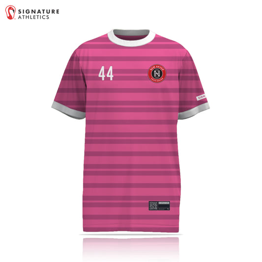New Haven Youth Soccer 27-1 REC Pink Short Sleeve Tech Tee Front