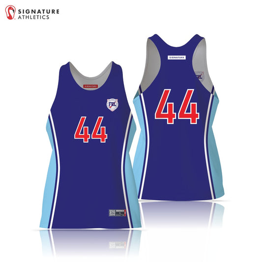 Field Hockey Life 26-4 Women's Pro Single-Ply Reversible Pinnie Dark