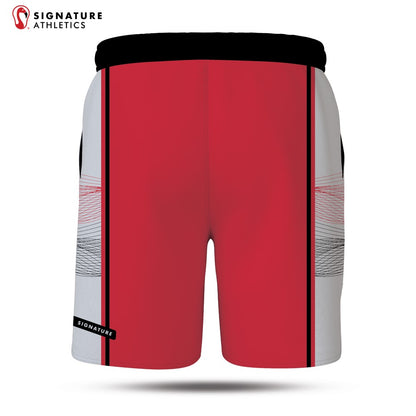 Pantalones cortos de juego de lacrosse para hombre de CG Trojans