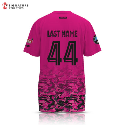 BAYFA Pink Stingrays Women's Youth Short Sleeve Tech Tee