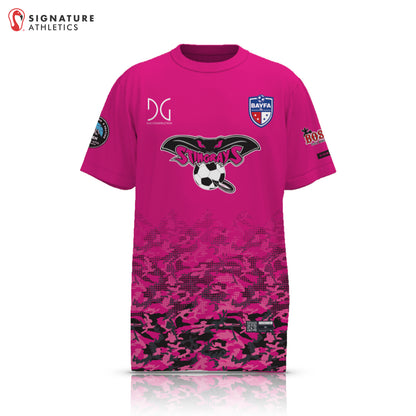 BAYFA Pink Stingrays Women's Youth Short Sleeve Tech Tee
