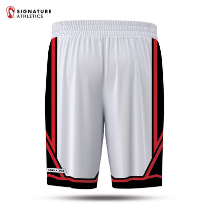 USBN South Atanta Crows Men's White Basketball Shorts