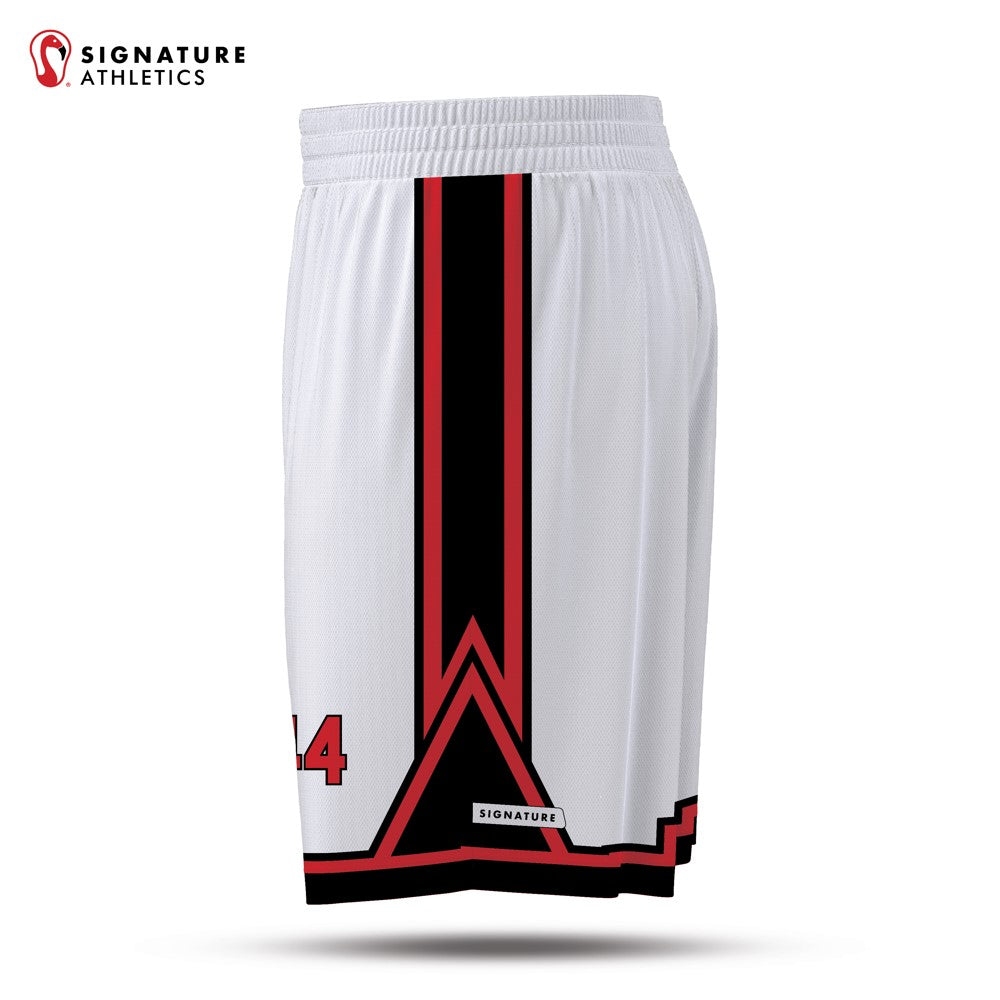 USBN South Atanta Crows Men's White Basketball Shorts