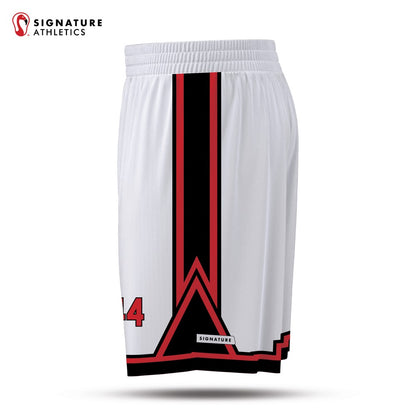 USBN South Atanta Crows Men's White Basketball Shorts