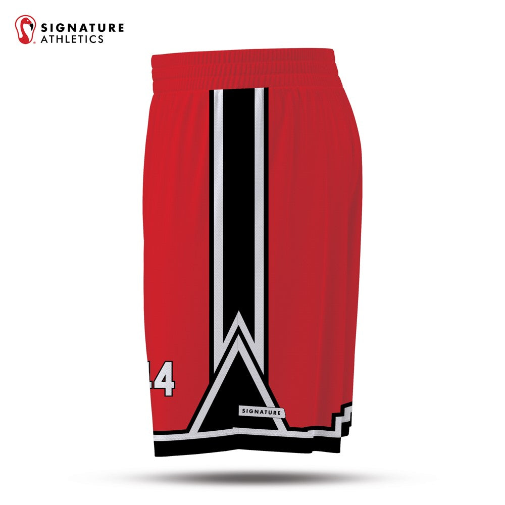 USBN South Atanta Crows Men's Red Basketball Shorts