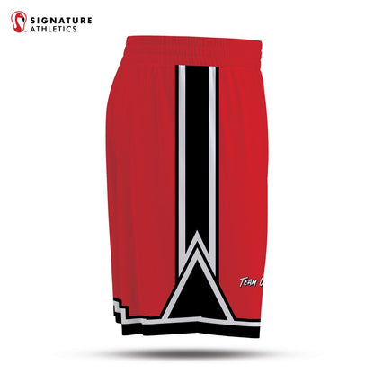 USBN South Atanta Crows Men's Red Basketball Shorts