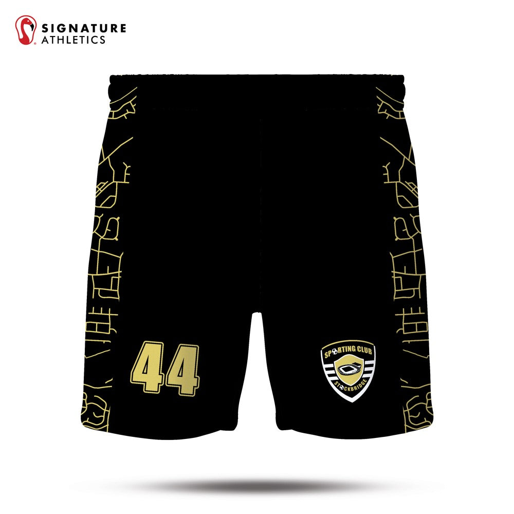 Sporting Club Stockbridge REC Black Game Shorts: U16